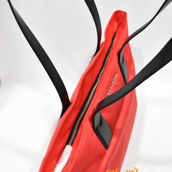 NWT Marc Jacobs LARGE POPPY RED Nylon tote - Picture 4 of 5